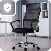 Fotel obrotowy all4home-garden Proline czarny