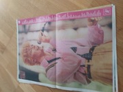 DAVID BOWIE PLAKAT ROZKLADÓWKA ORYGINAŁ PRL 