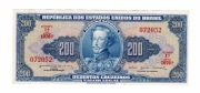 BRAZYLIA 200 CRUZEIROS 1964 P171B
