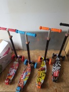 HULAJNOGA TRÓJKOŁOWA MAXI GRAFFITI