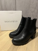 Botki damskie ANNA FIELD – czarne | stan bardzo dobry