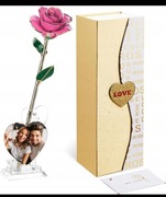 Róża Wieczna Z Miejscem Na Zdjęcie Prezent Na Walentynki Dzień matki