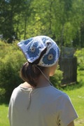 Ręcznie wykonana letnia bandana 