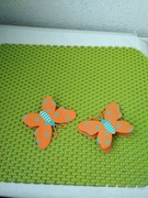 Metalowe spinki klamry do zasłon firan motyle