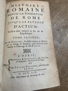 1754 HISTORIA RZYMU atrakcyjny starodruk OPRAWA grafiki t. 16