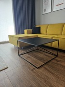 Stolik kawowy stalowy czarny design