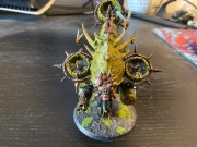 Death Guard foetid bloat drone with heavy blight launcher