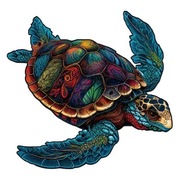Puzzle 3D Drewniane dla dzieci i dorosłych - Żółw