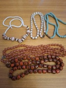 Biżuteria. Korale.5szt 
