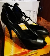 Szpilki czarne śliczne roz 39