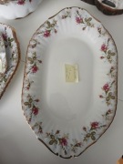 Chodzież patera półmisek 40cm Iwona złota róża 