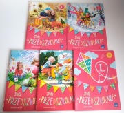 Strefa przedszkolaka. Poziom B+. Karty pracy cz.1-4, Litery i liczby