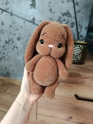 Ręcznie robiony króliczek, prezent na Wielkanoc, Handmade