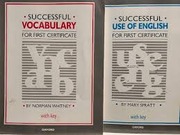 SUCCESSFUL FOR FIRST CERTIFICATE USE OF ENGLISH+VOCABULARY WITH KEY