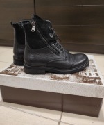 Trzewiki, botki skórzane Venezia