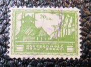 PMW Znaczek kwestarski Oszczędnosc to szczęście rodzinne 20-te 