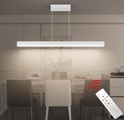 Lampa wisząca LED 100 cm dimmowalna pilot regulacja barwy