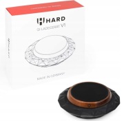 Ładowarka indukcyjna bezprzewodowa 15 W szybka okrągła drewniana HARD V1