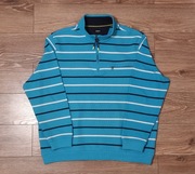 MĘSKA BLUZA W PASKI WALBUSCH ROZPINANA NA ZAMEK STÓJKA KIESZONKA XXL / 56