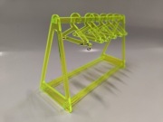 Unikatowy wieszak na kolczyki – handmade z plexi  | idealny prezent