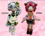 Genshin Impact - lalki szydełkowe amigurumi