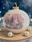 Świeca naturalna – Bombka świąteczna