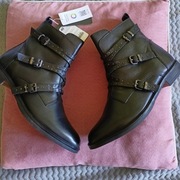 Buty Botki czarne Sergio Bardi NOWE SKÓRA 40  