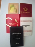 Próbki perfum znanych firm 5 szt fiolki