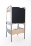 Wieża pomocnik Yoko Montessori 3w1 – transformator z tablicą do rysowania