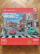 Puzzle używane 1000 elementów Corner piece 1960s High Street