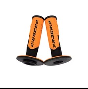 Manetki PROGRIP PG801 Pomaranczowo-Czarne 22/25mm Cross Enduro Dwuwarstwowe