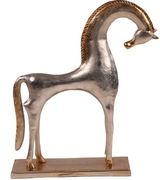 Figurka z aluminium  koń nowoczesny