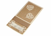 Kartka Ślubna Ślub Wesele Eko Rustykalna +koperta 