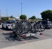 Przyczepa do przewozu rowerów 