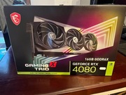 MSI GeForce RTX 4080 Gaming X Trio 16GB GDDR6X | Stan idealny | BOX