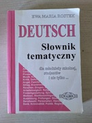 Deutsch. Słownik tematyczny (książka) Ewa Maria Rostek 