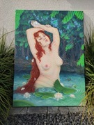 Obraz "Rusałka" olej na płótnie 110x80cm