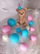 Zestaw mis z masy cukrowej mis plus kule na tort