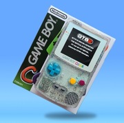 Game Boy Color Clear Glitter IPS 2,6" + FlashMaster + Pudełko