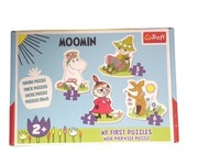 Puzzle Baby Muminki – Trefl, 18 elementów