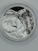 2023 Mongolia 500 Togrog Falcon Wild Mongolia 1 oz