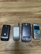 Mix telefonów motorola vintage kolekcja 3g razr v3 c550