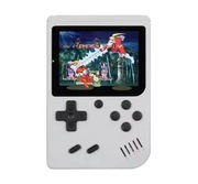 Konsola retro 400in1 - kolor biały (Mario,Contra,Tanki)