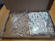 120 samoprzylepnych uchwytów kablowych, organizery na kable, przezroczyste