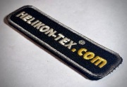 Naszywka Morale Patch Helikon-Tex.com Logo Czarna 100x25 mm - Rzep