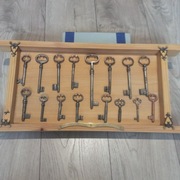 Stare Klucze  - Zestaw / duże / 16 sztuk.