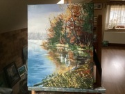 Jesienną porą -pejzaż 