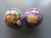 KULKA MIRABALL TURTLES WOJOWNICZE ŻÓŁWIE NINJA 4W1 NIESPODZIANKA 2 sztuki.