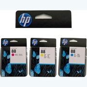 3x HP Officejet 88 Yellow/Magenta/Cyan