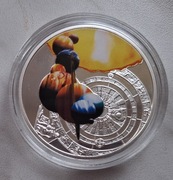 Srebrny numizmat - Systema Solare  w pudełku 